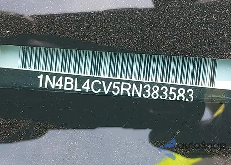 2024 Nissan Altima Sr Fwd из США, поврежденный, VIN 1N4BL4CV5RN383583